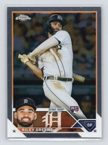 2023 Topps Chrome Riley Greene Detroit Tigers RC - Picture 1 of 2