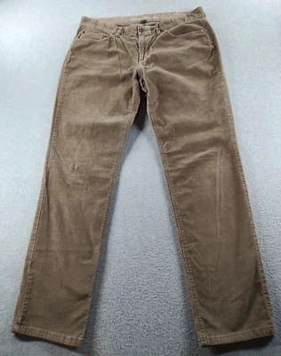 Eddie Bauer Women's Corduroy Pants Brown Size 12 Boyfriend Relaxed Straight Leg - Image 1 of 4