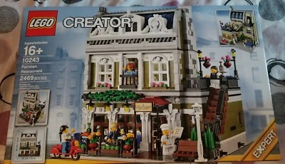 LEGO Creator Expert 10243 Parisian Restaurant Retired Set New In Sealed Box - Image 1 of 2