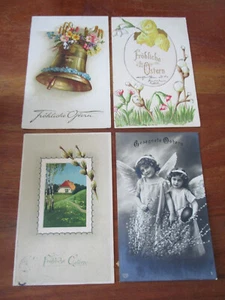 AK-13) CUATRO POSTALES ANTIGUAS RARAS PASCUA TODAS FUNCIONANDO DIFERENTES AÑOS - Imagen 1 de 6