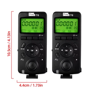 Pixel T6 Wireless Remote Control Shutter Timer and Trigger Camera Shutter Releas - Picture 1 of 3