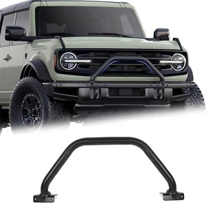 Rolled Steel Safari Bar Fits For 2021 2022 Ford Bronco With Modular Front Bumper - Picture 1 of 9