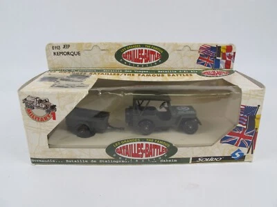 Solido 6113 1:43 Batailles-Battles Jeep Remorque Model in Box - Image 1 of 4