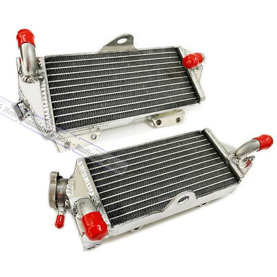 Radiador completo de aluminio Fit KAWASAKI KX 500 KX500 1988-2004 1989 1990 1991 1992 Foto 1 de 4