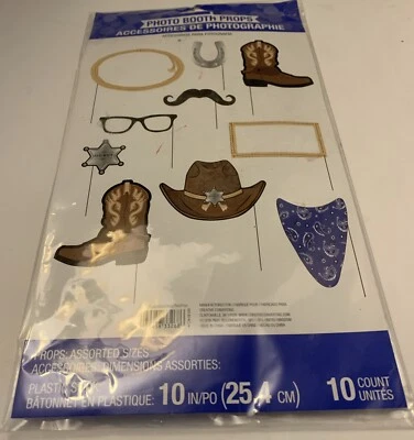 Bandana Azul Vaquero Tema Fiesta Accesorios (10 Piezas), Multicolor NUEVO  Foto 1 de 4