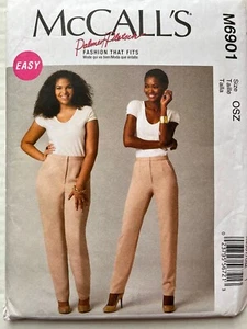 Pattern McCall’s M6901, misses’ perfect fit taper leg pant, Plus 8-24W plus size - Picture 1 of 3