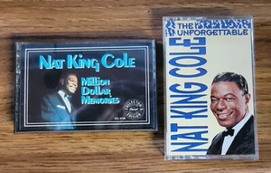 Nat King Cole Cassette Lot The Unforgettable, Million Dollar Memories Español  - Bild 1 von 4