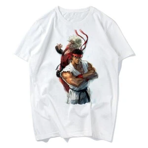 Ken & Ryu Street Fighter Adult XL multicolored S/S T-Shirt New - Picture 1 of 3