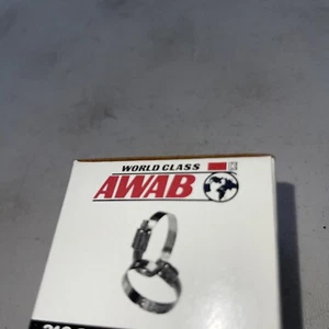 AWAB HOSE CLAMP 7/16-11/16,11-17mm,@10,P/N 316017. - Picture 1 of 5