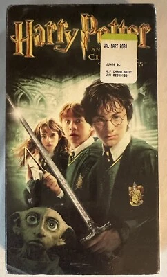 Harry Potter and the Chamber of Secrets 2002 VHS Cassette Tape Year 2 New Sealed - Image 1 of 2
