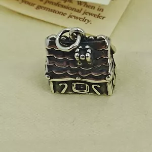 James Avery Lebkuchenhaus Charm Sterling 3D im Ruhestand - Bild 1 von 9