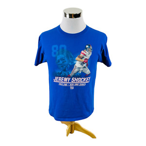 Vintage New York Giants Jeremy Shockey Blue Short Sleeve T-Shirt Men’s Medium M