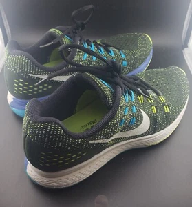 Nike Mens Air Zoom Structure 19 806580-010 Running Shoes Green Sneaker Size 8.0 - Picture 1 of 7