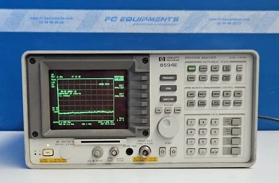 HP Agilent 8594E Spectrum Analyzer 2.9GHz (opt 041/105/140/151/163) FREQ UNCAL - Bild 1 von 2
