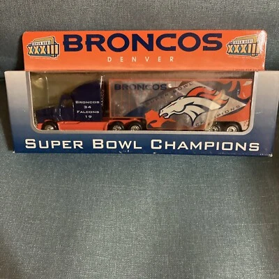 1999 DENVER BRONCOS SUPER BOWL XXX1II CHAMPIONS/FORD AEROMAX TRAILER/WHITE ROSE. - Image 1 of 4