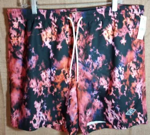Herren XL NEU PacSun FLAME Badehose FIRE Badeanzug Unterteil Tasche Shorts - Bild 1 von 12