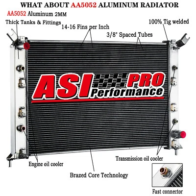 13301 Radiator fit 2011-2019 Chevy Silverado/GMC Sierra 2500/3500 HD 6.0L V8 Foto 1 de 4