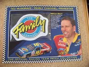 Official Racing Team Patch Ted Musgrave The Family Channel W&W Willabee & Ward - Picture 1 of 6