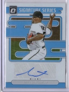 2021 Panini-Donruss Optic Signature Series Baseball Sixto Sanchez Carta Autografa - Foto 1 di 2