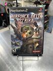 AirForce Delta Strike Sony PlayStation 2 PS2 Video Game Complete With Manual