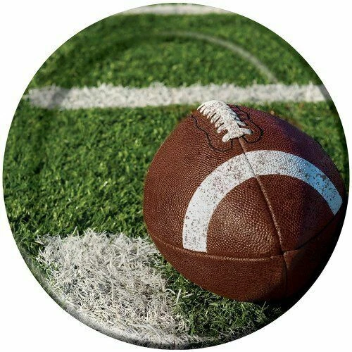 Football Tailgate Rush Party Supplies 8 3/4" Plates (e) - Image 1 of 1