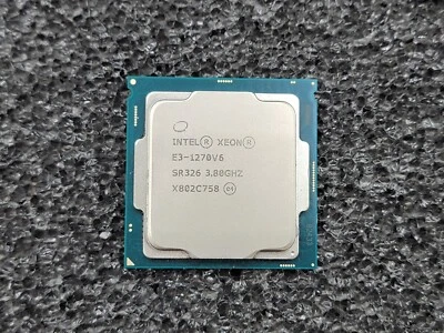Intel Xeon E3-1270 V6 / Quad Core CPU / SR326 - Image 1 of 3