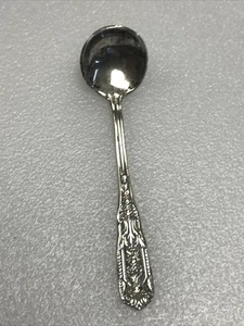 Antique Westmoreland Milburn Rose Sterling Silver Individual Salt Spoon - Picture 1 of 6