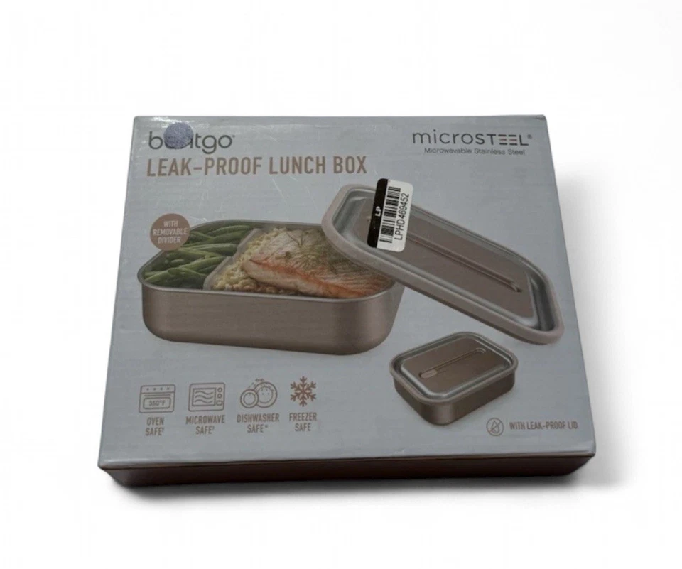 Bentgo MicroSteel герметичный ланч-бокс микроволновая печь посудомоечная машина морозильник безопасный новый - Изображение 1 из 4