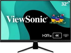 ViewSonic VX3267U-4K 4K UHD 32 Inch IPS Monitor with 65W USB C, HDR10 Ultra-Thin - Picture 1 of 9