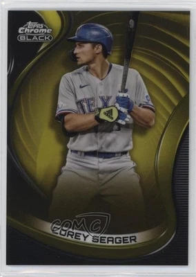 2022 Topps Chrome Black Gold Refractor /50 Corey Seager #1 - Image 1 of 2