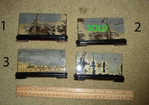 Pequeña imagen china jaspe dendrítico limos Suiseki piedra de visualización ELIGE UNA - Imagen 1 de 2