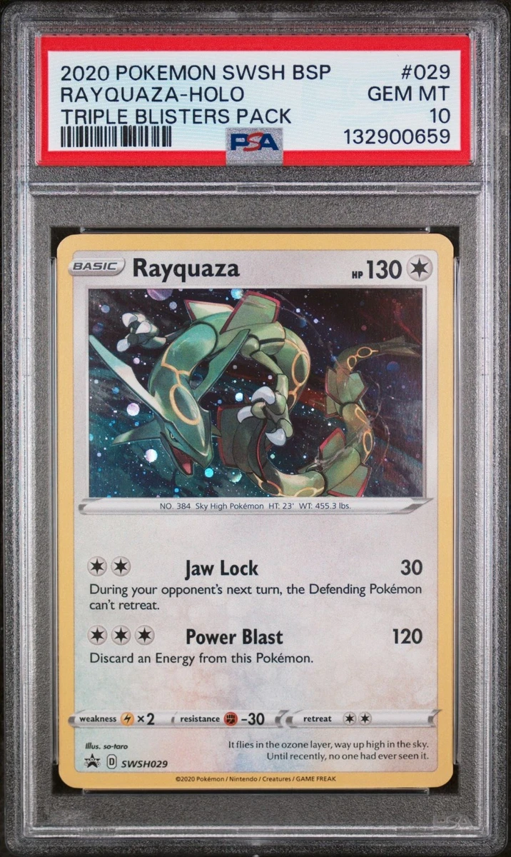 Rayquaza Pokémon TCG Professional Sports Authenticator (PSA) Grade