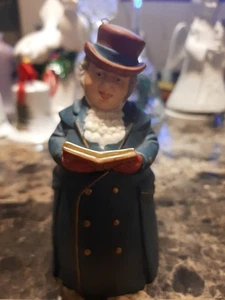 MR. ASHBOURNE DECORATIVE CAROLER PORCELAIN BELL FIGURINE / ORNAMENT - Picture 1 of 7
