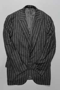 Joseph Abboud American Bespoke Mens Dark Grey 100% Wool Slim Blazer Size 40L W34 - Picture 1 of 4
