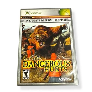 Cabela's Dangerous Hunts Platinum Hits Microsoft Xbox 360 CIB w/ Manual - Picture 1 of 7