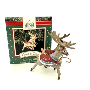 Hallmark 1992 Comet & Cupid Ornament #3 in Santa & His Reindeer Collection - Bild 1 von 15