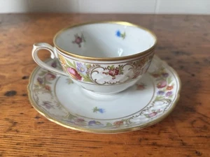 1940’s Schumann Bavaria Arzberh Germany Empress Tea Cup & Saucer - Picture 1 of 10