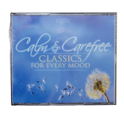 Calm & Carefree  Classics for Every Mood Reader's Digest  4 CD Set, 2018 Sealed - Image 1 of 3