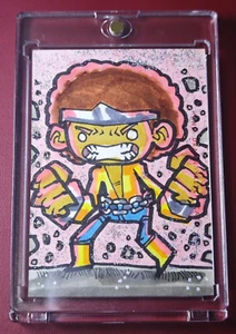 2024 Marvel Evolution Q-Version 1/1 Art Sketch Card By Beniter Hand-Drawn - Picture 1 of 3