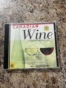 PC Vintage CD Rom 800 Canadian Wine Buying Guide History Maps Tips - Picture 1 of 4