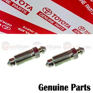 Genuine Toyota Dyna 100 YH81 YH80 LH80 Front Drum Brake Bleed Nipple x2 - Picture 1 of 12