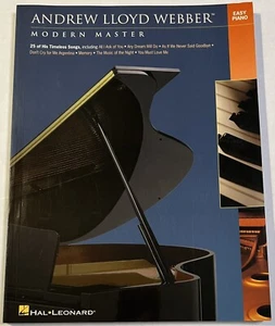 Sheet Music Andrew Lloyd Webber - Modern Master 1999, Trade Paperback Easy Piano - Picture 1 of 7