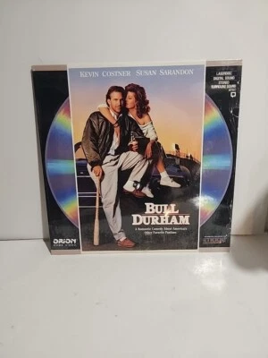 BULL DURHAM Laserdisc 1989, Kevin Costner Baseball movie  - Image 1 of 3