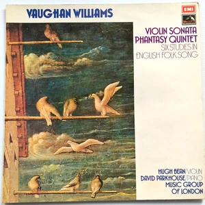 HQS 1327 Hugh Bean - Vaughan Williams Violin Sonata Phantasy Quintet EMI/HMV EX - Picture 1 of 5