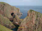 Photo 6x4 Cliffs near Cape Wrath Du00f9nan Mu00f2r/NC2674 Complex clif c2003