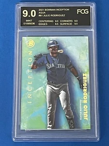 Bowman Inception 2021 JULIO RODRÍGUEZ 81 AQUA Variation Mariners radiocontrol como nuevo - Imagen 1 de 7