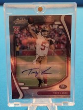 2021 Panini Absolute Football Trey Lance ROOKIE AUTO Card