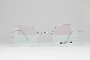 OPTICUNION 44.151.01 Saddle Bridge Vintage Eyeglasses Classic Silver TITANIUM - Picture 1 of 9