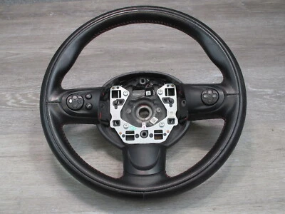 11-13 MINI R55 R56 R60 R57 MULTIFUNCIÓN DEPORTIVO CUERO DIRECCIÓN PUNTO ROJO OEM Foto 1 de 4