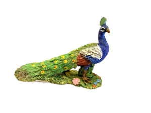 Peacock K's Collection Limited Edition The Peacocks Figurine Ceramic 6 In Long - Picture 1 of 10